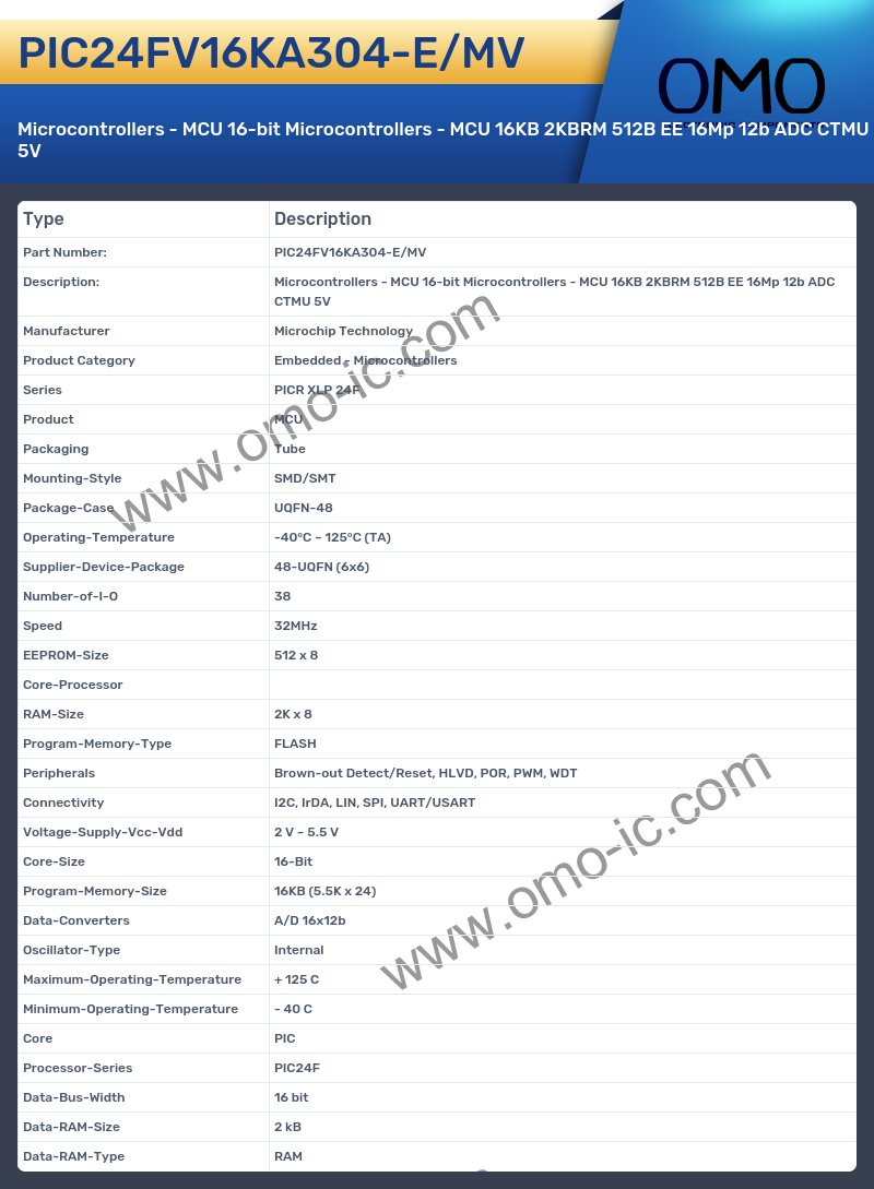 PIC24FV16KA304-E/MV