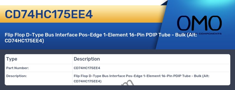 CD74HC175EE4