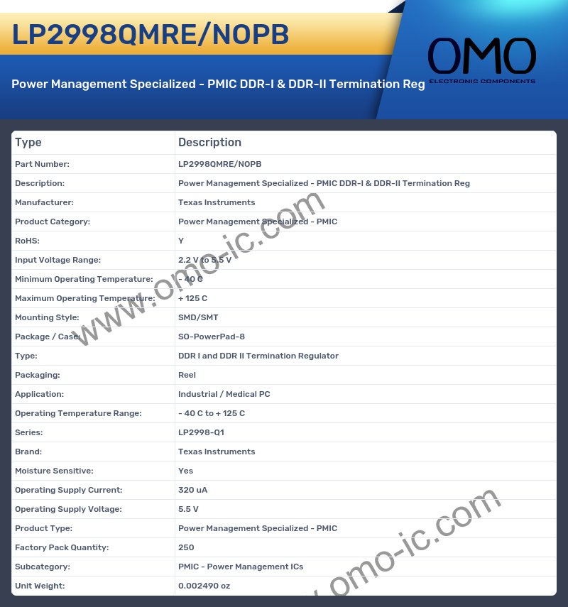 LP2998QMRE/NOPB
