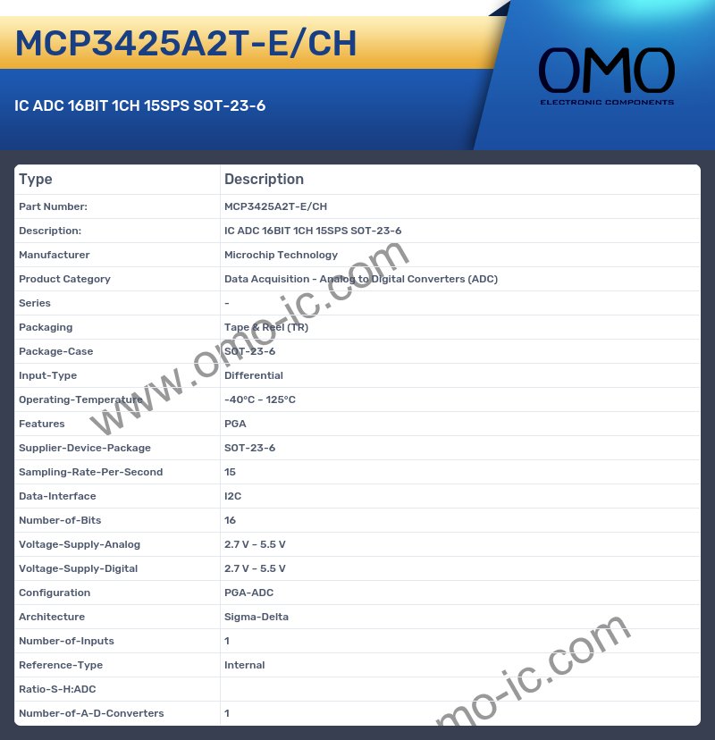 MCP3425A2T-E/CH