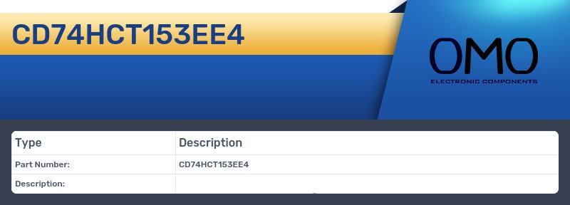 CD74HCT153EE4