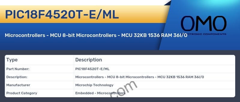 PIC18F4520T-E/ML