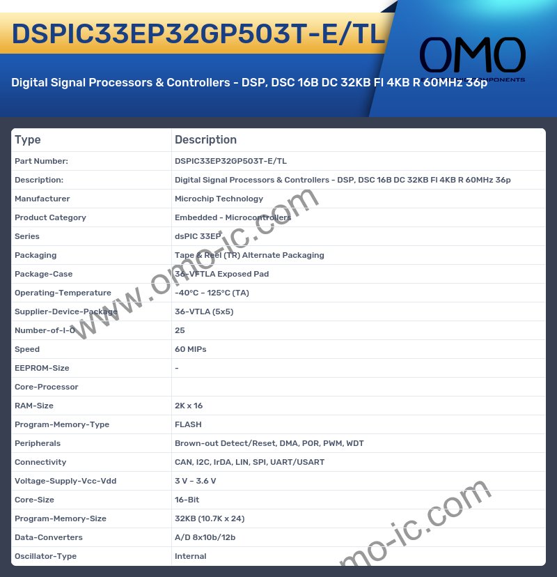 DSPIC33EP32GP503T-E/TL