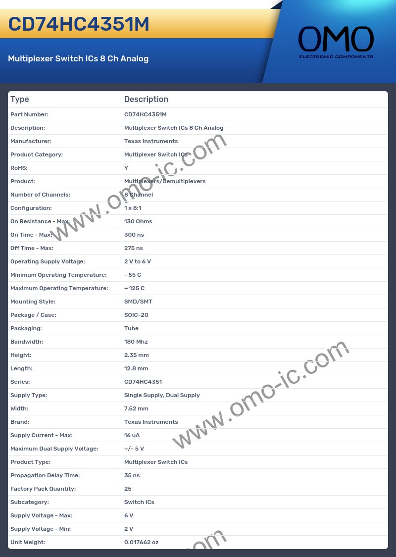 CD74HC4351M