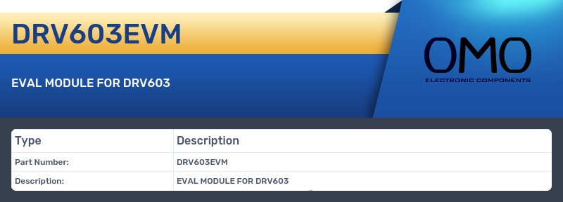 DRV603EVM