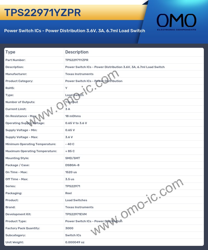 TPS22971YZPR