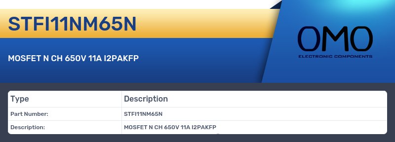 STFI11NM65N