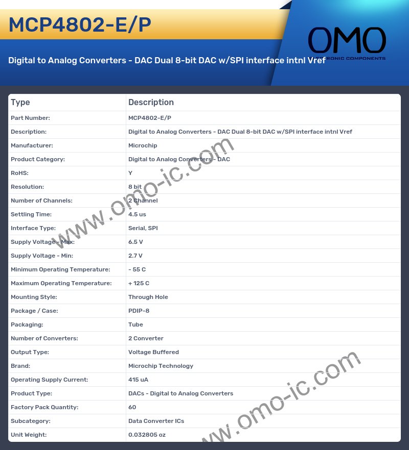 MCP4802-E/P