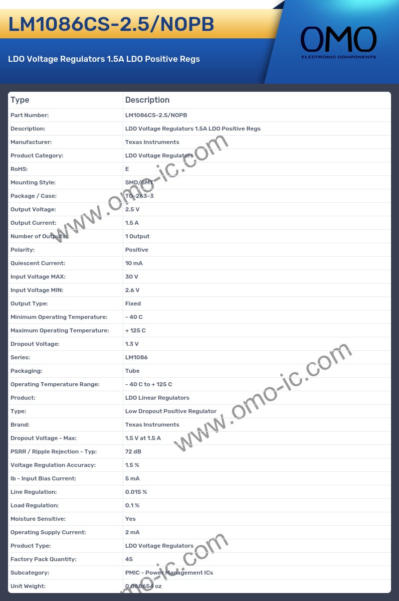 LM1086CS-2.5/NOPB
