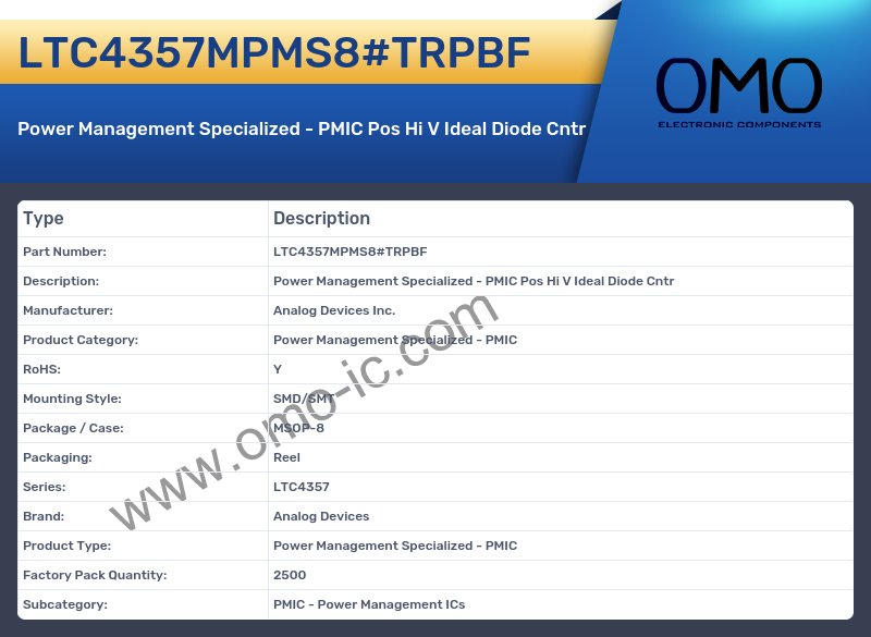 LTC4357MPMS8#TRPBF