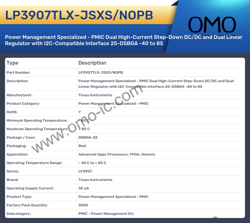 LP3907TLX-JSXS/NOPB