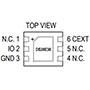 DS28E38 DeepCover® Secure ECDSA Authenticator