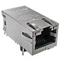 Ethernet 1GBase-T and 2.5GBase-T 100 W PoE MagJack
